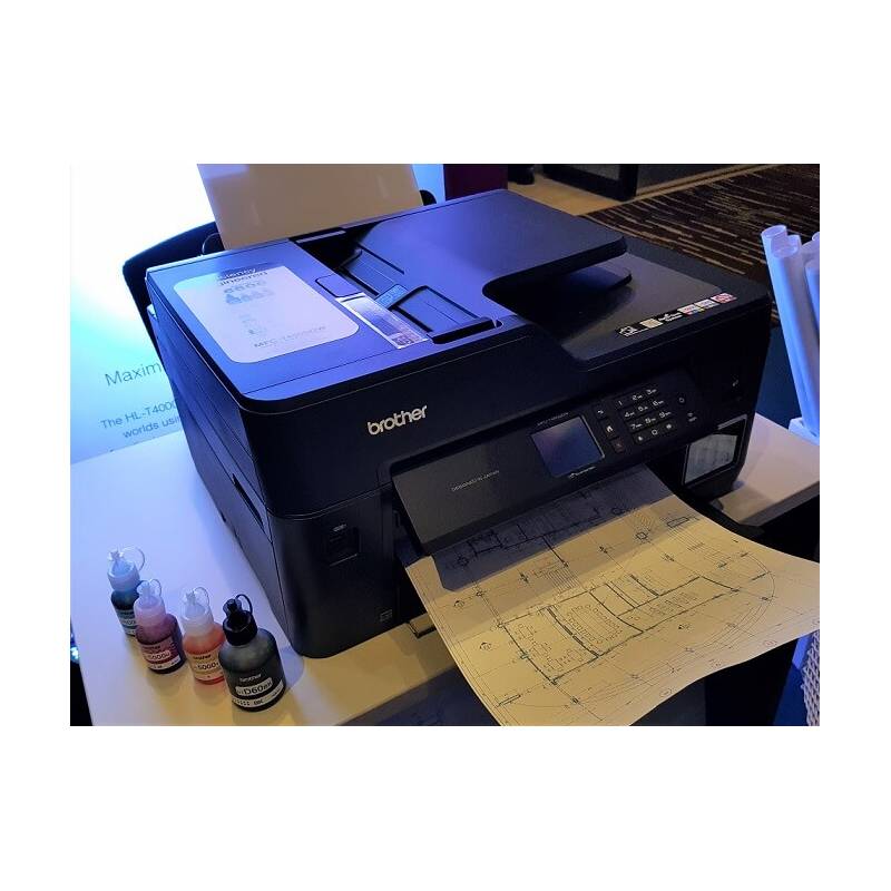 Impresora Brother A3 - Multifuncional Sistema Tinta continua - MFC-T4500DW  - Inalambrico WiFi
