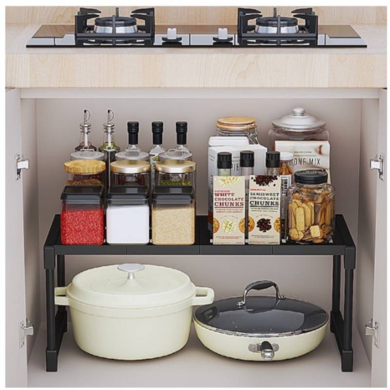 Ripley - ESTANTE ORGANIZADOR DE MICROONDAS 2 NIVELES PARA COCINA BLANCO 350E