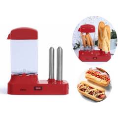 Maquina para hacer salchichas hot dog + 2 varillas verticales para pan