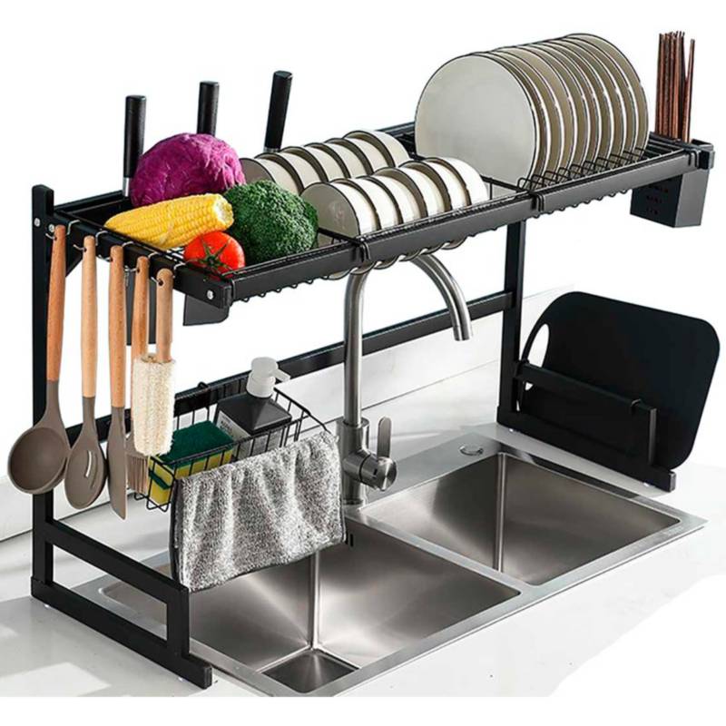 Estante Organizador y Escurridor de Platos para Cocina 85cm GENERICO