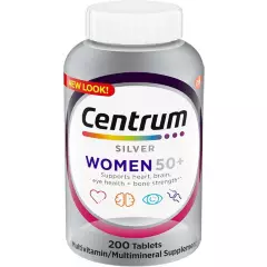 CENTRUM - Suplemento Centrum Silver Women 50+ x 200 Tabletas