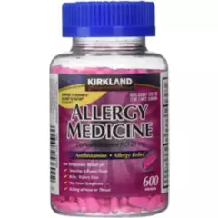 VITAMINA - Suplemento Kirkland Allergy Medicine x 600 Mini Tabletas