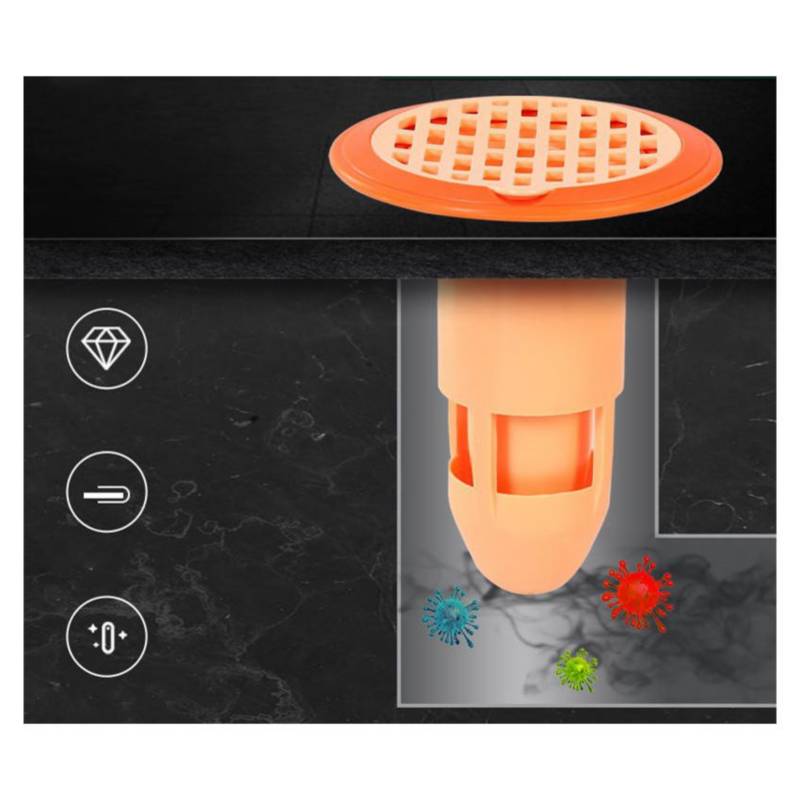 Set de 3 - Drenaje de piso Filtro extraíble para ducha multifuncional  GENERICO