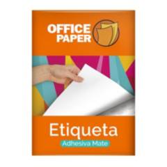 OFFICE PAPER - Etiqueta Office Paper Mate 180g por 100 Hojas A4