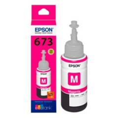 Tinta Epson T673 70ml L800 L805 L1800 Color Magenta