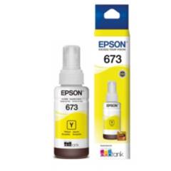 Tinta Epson T673 70ml L800 L805 L1800 Color Amarillo