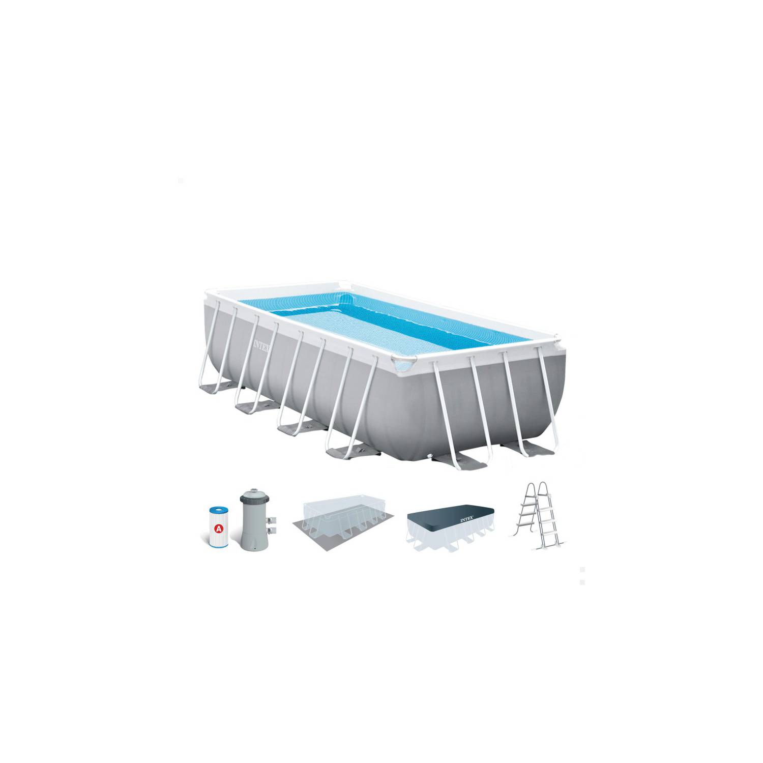 Piscina Intex Cuadrada Armable 220X150X60cm