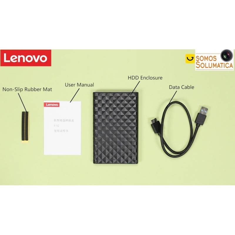 Case Disco Duro Externo - Lenovo - Hdd/ssd 2.5 a Usb 3.0 LENOVO