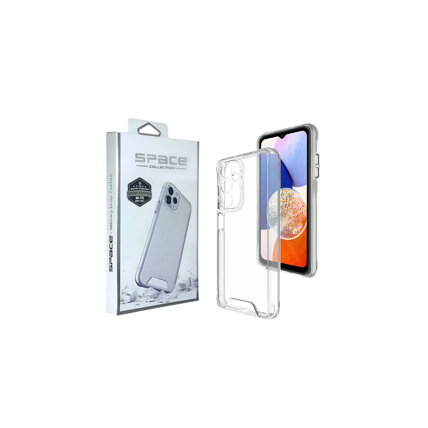 Case funda space drop para samsung A54 - transparente CASE