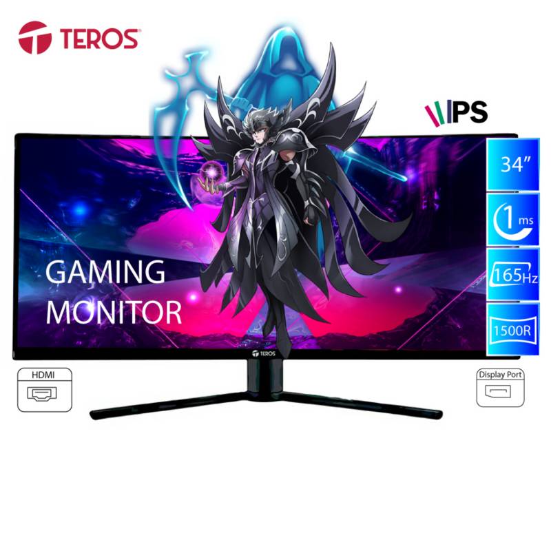 Monitor Teros Gaming Curvo Te-7350n 34 QHD 2K 165Hz 1ms