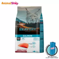 BRAVERY - Comida De Gato Adulto Esterilizado Bravery Salmón 2 Kg