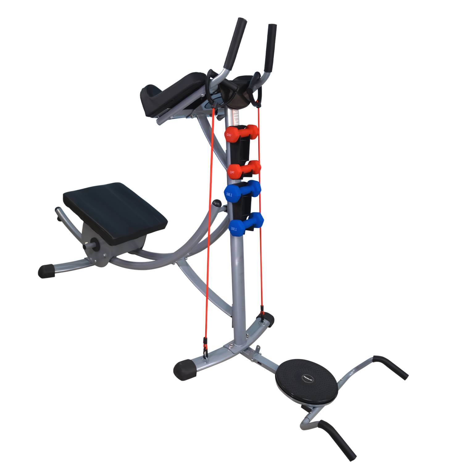 Banca para Abdominales Full Power Disco Pesas y Ligas XTREME SPORT