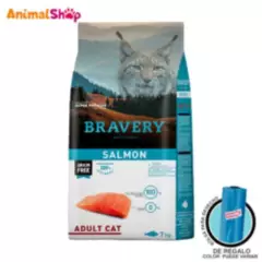 BRAVERY - Comida De Gato Adulto Bravery Salmón 7 Kg