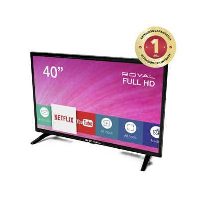 TELEVISOR LED SMART ROYAL FULL HD 43 PULGADAS RY-43SB NEGRO ROYAL