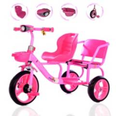 BABY KITS - Triciclo Doble Asiento BABY KITS »NEO» PINK
