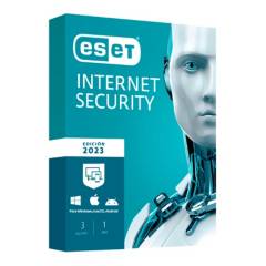 ESET - Eset Internet Security Edicion 2023 para 3 PC's Licencia 1 año.