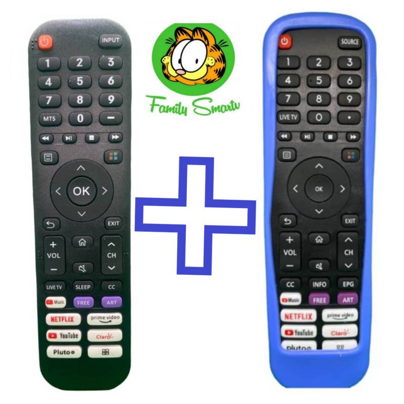 Control remoto para televisor Smart Hisense EN2I30H funda azul ...