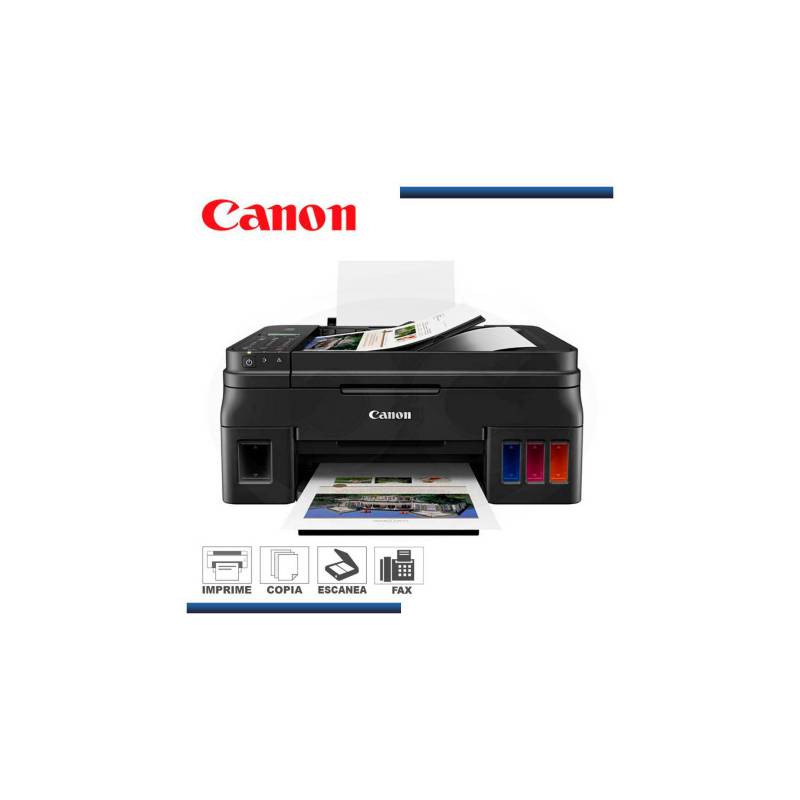 Impresora Multifuncional Canon G4111, doble bandeja, Wifi, Fax