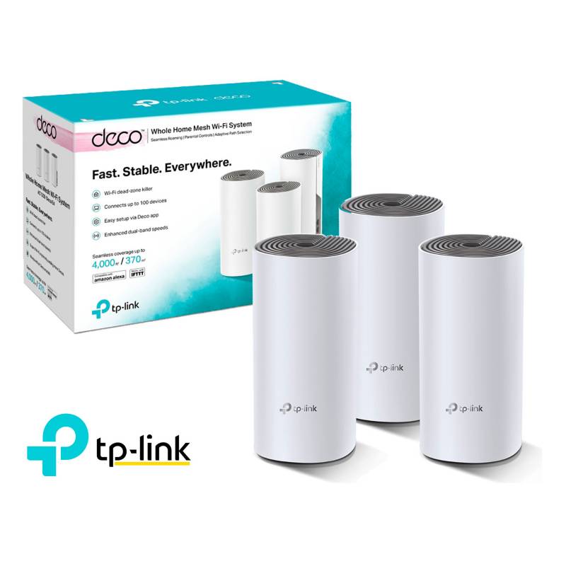 SISTEMA WI-FI MESH TP-LINK AC1200 DECO M4 (3PACK)