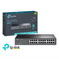 TP-LINK - TP-Link Switch TL-SF1024D 24 Puertos 10/100 Mb Para Rack 19