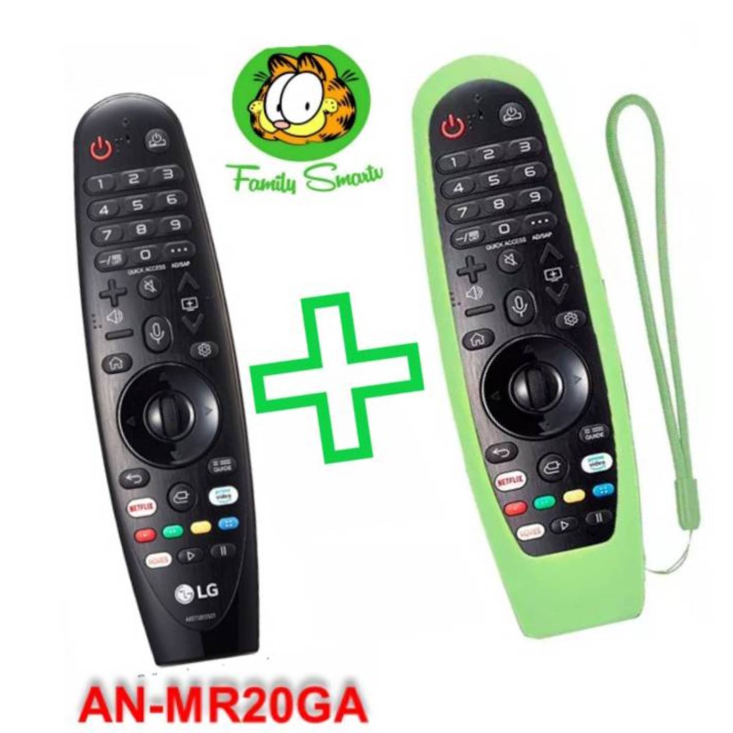 Control LG Magic Remote MR23GN Modelo 2023 + Funda Verde Forescente LG