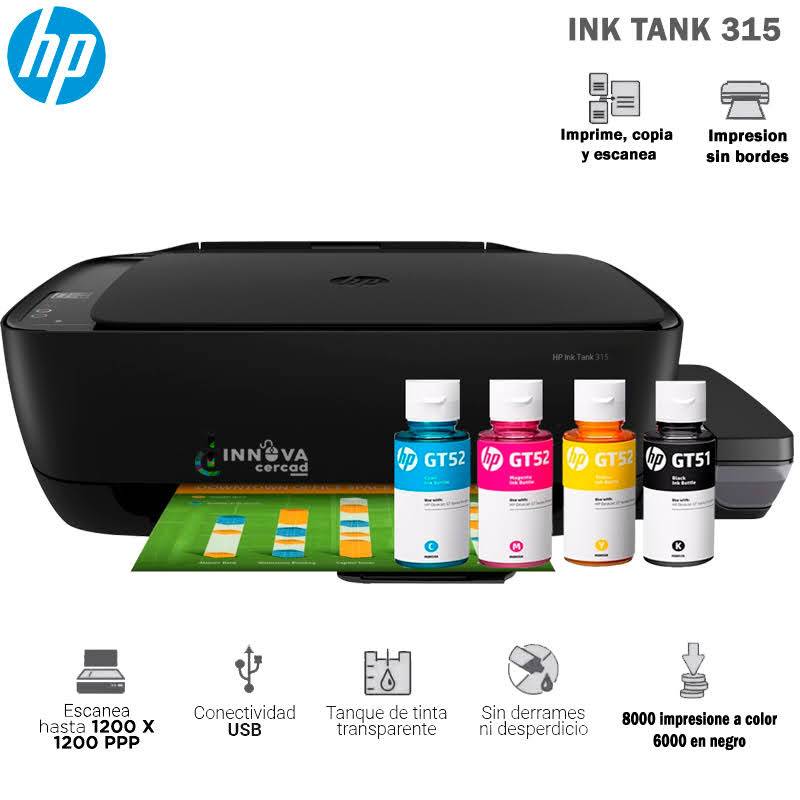 Impresora Multifuncional HP Ink Tank 415 Wireless