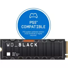 WESTERN DIGITAL - Disco Solido WD Black SN850 NVME 500GB M2.2280 PCIe GEN 4 WDS500G1XHE