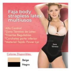 Faja Mujer Body Moldeador Zona Térmica Látex Colombiano