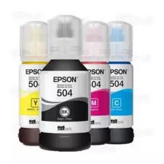 EPSON - Pack 4 Tintas Epson 504 Cyan Magenta Yellow Black