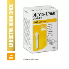 ACCU CHEK - Lancetas Para Glucometro Accu-chek X 100 Unid.