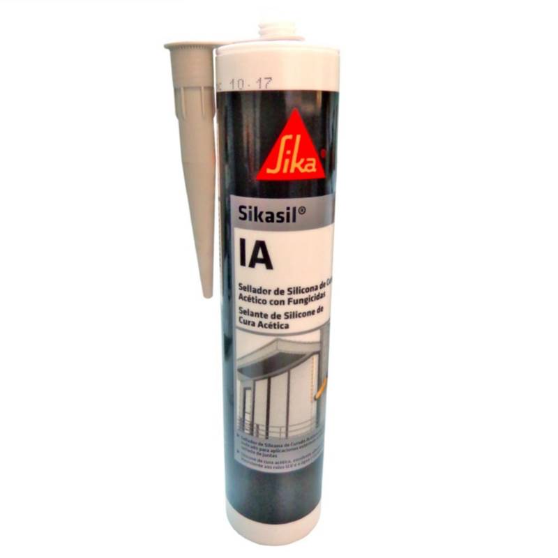 Sellador de silicona antimoho SIKA Sikaseal 108 Sanitario - Gris