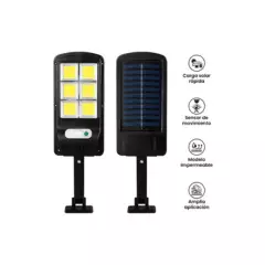 GENERICO - Lámpara de Inducción con Panel Solar para Calle