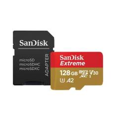 SANDISK - Memoria Sandisk Extreme Micro SD 128GB 4K 190MBs A2 Dron Gopro