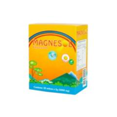 MAGNESOL - Magnesol Efervescente Naranja Caja 33 sobres - Magnesio + Zinc