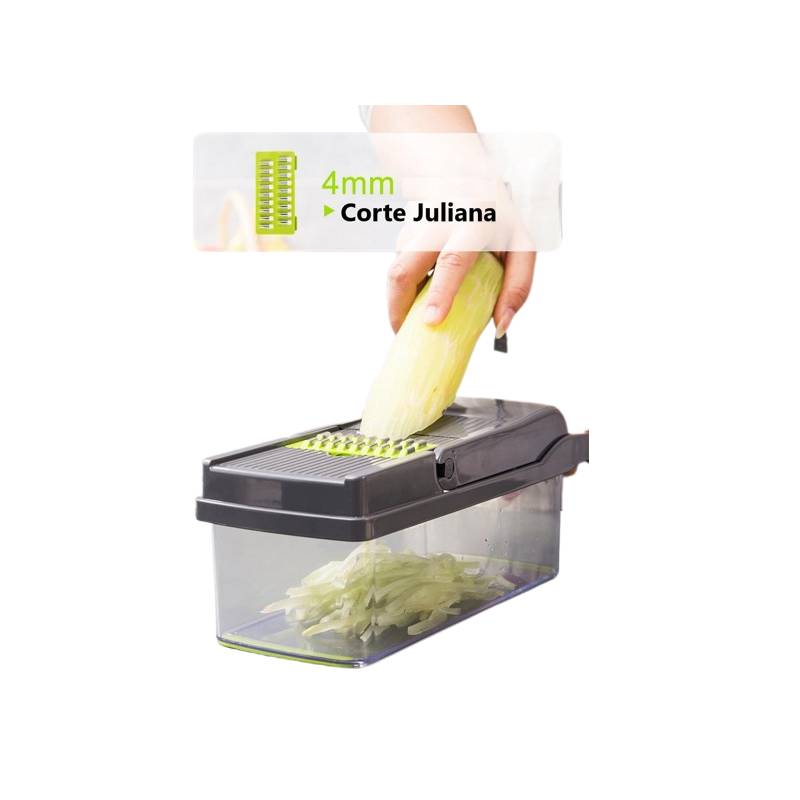 Cortador Rallador De Frutas Picador Verduras Manual Cocina, Moda de Mujer