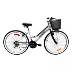 BOX BIKE - Bicicleta de Dama MTB Venus Blanco  Cobertor de Regalo