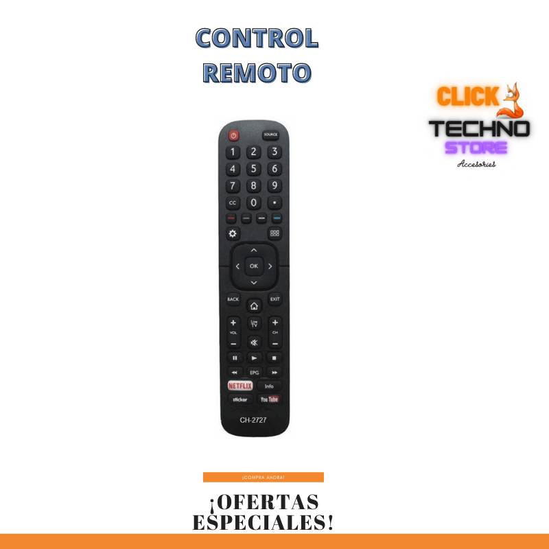 GENERICO - CONTROL REMOTO HISENSE PARA SMART TV