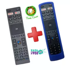 UNIVERSAL - Control Remoto Para Tv Jvc RM-3363  funda Azul