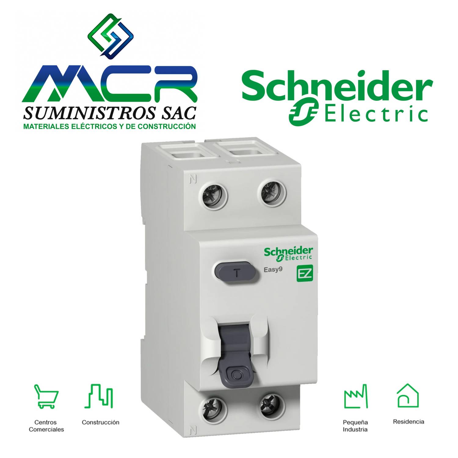 🥇 Interruptor diferencial monofásico Schneider Electric al mejor precio  con envío rápido - laObra