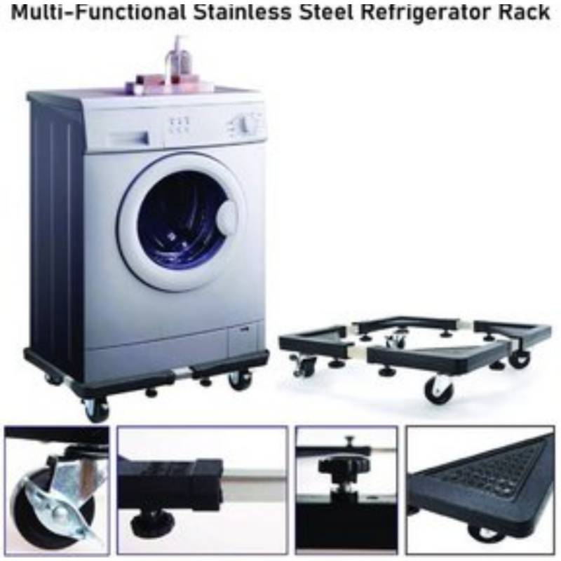 Soporte base metal ruedas lavadora refrigeradora GENERICO