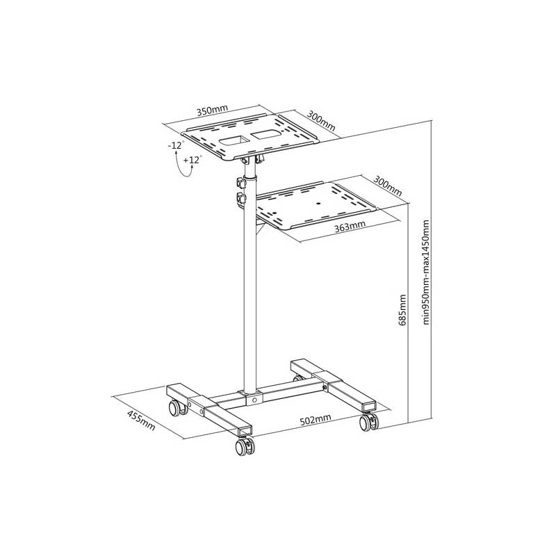 Venta de soporte plegable para tablet 7 a 12 - Montech