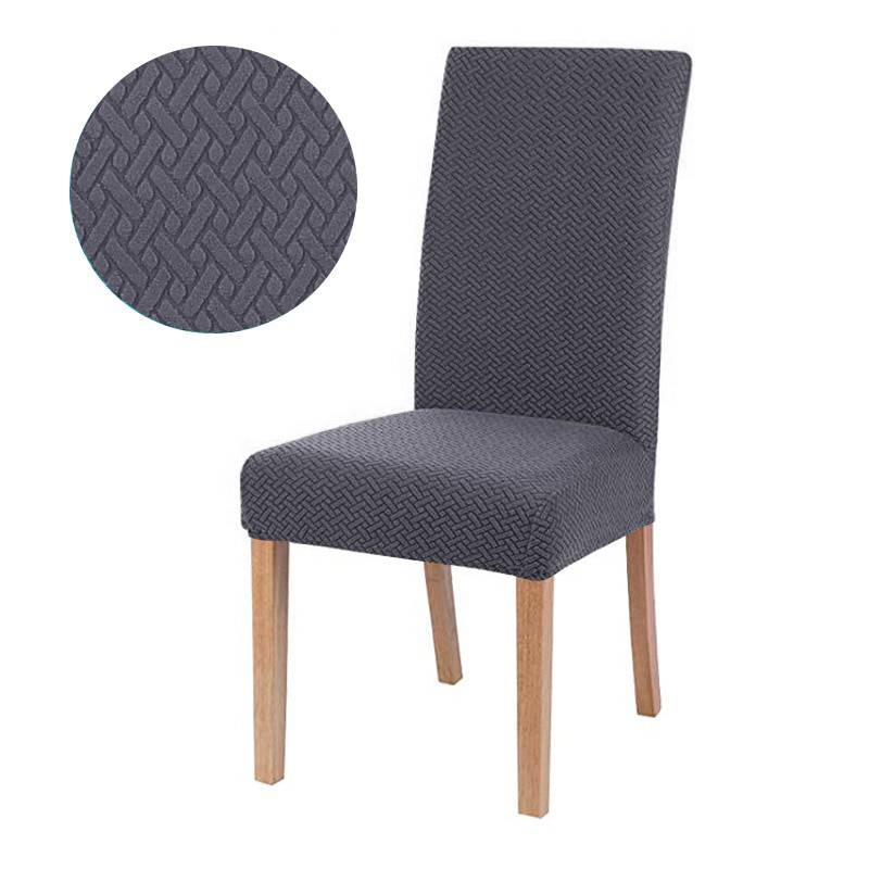 Fundas para silla de comedor elásticas Gris - Protectores para Muebles