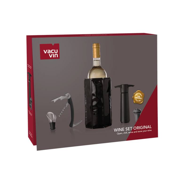Set De Vino Vacu Vin Original Vacu Vin 0923