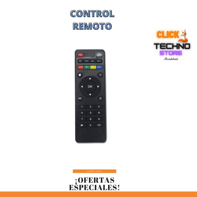 GENERICO - CONTROL REMOTO PARA SMART TV BOX UHD 4K