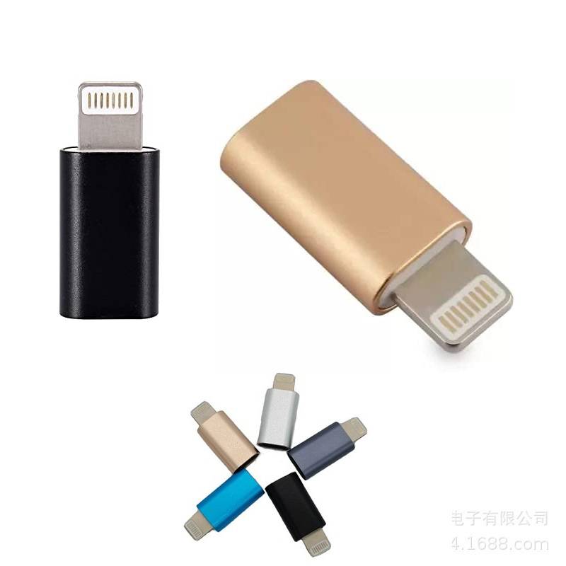 Adaptador USB C a Lightning 8 Pin Lighting Metal iPhone GENERICO