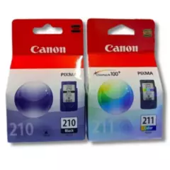 CANON - Kit Tinta Canon 210 211 Negro Tricolor