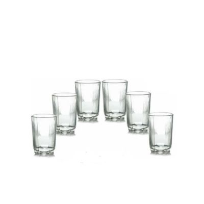 Set de 6 vasos de vidrio Zig Zag - MAGI Home & Deco