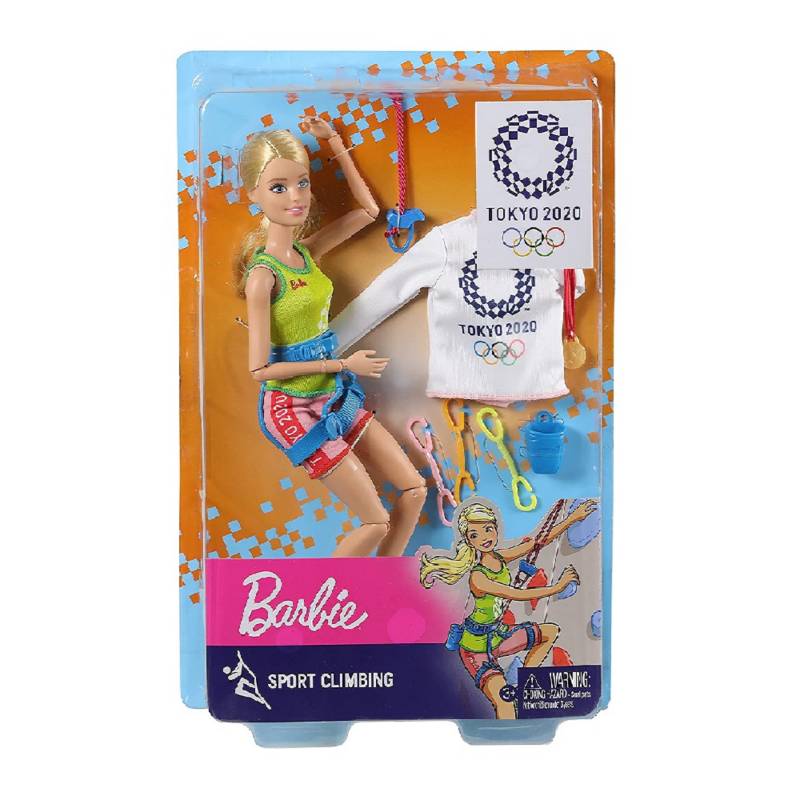 Ved Kakadu bande Barbie Juegos Olímpicos Tokio 2020 Escaladora con accesorios BARBIE |  falabella.com
