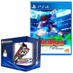Captain Tsubasa Rise of New Champions Playstation 4 y taza