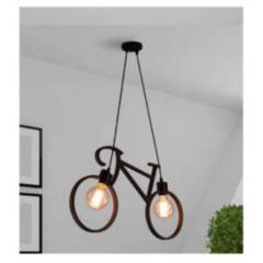 Lámpara colgante con forma de bicicleta Industrial